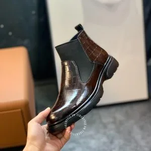 Giày Louis Vuitton cổ cao bo chun phong cách Hàn Quốc - Hình ảnh 5