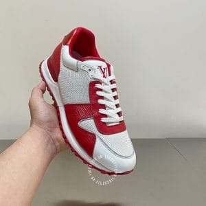 Giày thể thao LV Sneakers vip trắng phối đỏ nổi bật - Ảnh 2