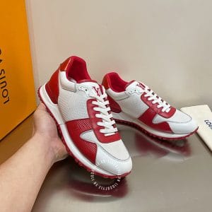 Giày thể thao LV Sneakers vip trắng phối đỏ nổi bật - Ảnh 5