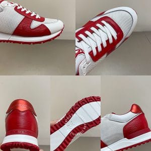 Giày thể thao LV Sneakers vip trắng phối đỏ nổi bật - Ảnh 7
