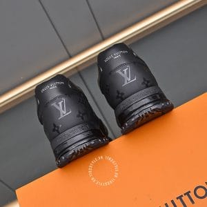 Giày thể thao LV Sneakers nam chất liệu vải phối da cá tính - Ảnh 7