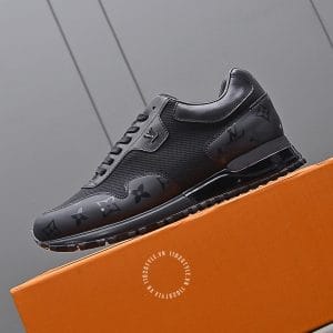 Giày thể thao LV Sneakers nam chất liệu vải phối da cá tính - Ảnh 5