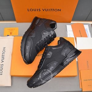 Giày thể thao LV Sneakers nam chất liệu vải phối da cá tính - Ảnh 2