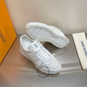 Giày hàng hiệu LV Sneakers dáng thể thao màu trắng - Ảnh 5