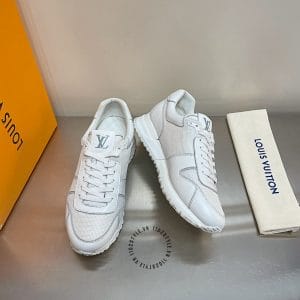 Giày hàng hiệu LV Sneakers dáng thể thao màu trắng - Ảnh 2