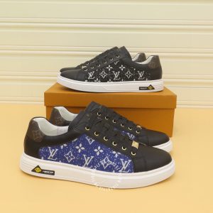 Giày LV Sneakers thể thao nam màu đen hàng hiệu giá tốt - Ảnh 8