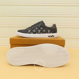 Giày LV Sneakers thể thao nam màu đen hàng hiệu giá tốt - Ảnh 7