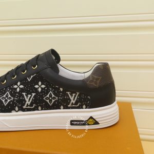 Giày LV Sneakers thể thao nam màu đen hàng hiệu giá tốt - Ảnh 6