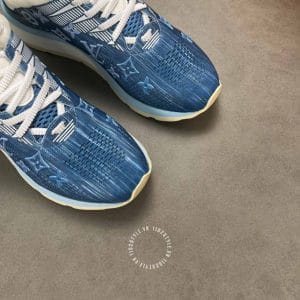 Giày Louis Vuitton Sneaker Run Away xanh phối trắng replica 1:1 - Ảnh 7