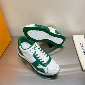Giày thể thao LV Sneakers vip trắng phối xanh lá cao cấp - Ảnh 8