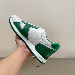 Giày thể thao LV Sneakers vip trắng phối xanh lá cao cấp - Ảnh 6