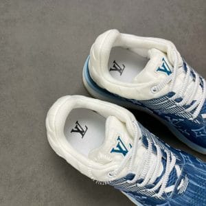 Giày Louis Vuitton Sneaker Run Away xanh phối trắng replica 1:1 - Ảnh 6
