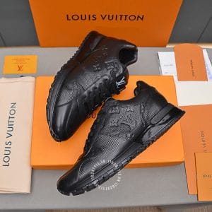 Giày Louis Vuitton Run Away Sneaker đen hot hit - Ảnh 5