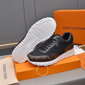 Giày thể thao LV Sneakers màu đen họa tiết nâu cực hot - Ảnh 7