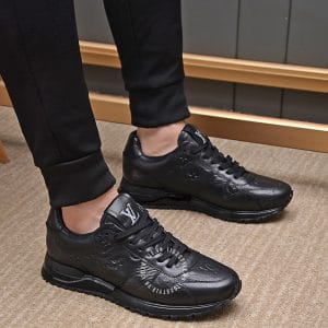 Giày Louis Vuitton Run Away Sneaker đen hot hit - Ảnh 9
