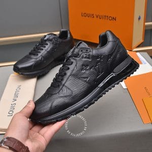 Giày Louis Vuitton Run Away Sneaker đen hot hit - Ảnh 3