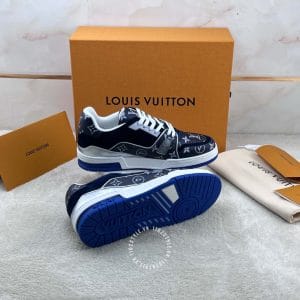 Giày LV Sneakers dáng thể thao họa tiết monogram cao cấp - Ảnh 6