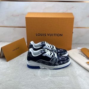 Giày LV Sneakers dáng thể thao họa tiết monogram cao cấp - Ảnh 4