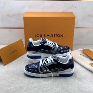Giày LV Sneakers dáng thể thao họa tiết monogram cao cấp - Ảnh 3