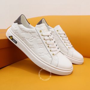 Giày LV Sneakers nam thể thao màu trắng họa tiết Monogram giá tốt - Ảnh 2