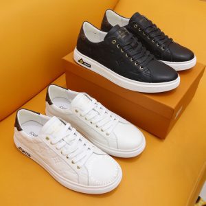 Giày LV Sneakers nam thể thao màu trắng họa tiết Monogram giá tốt - Ảnh 8