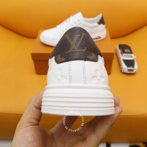 Giày LV Sneakers nam thể thao màu trắng họa tiết Monogram giá tốt - Ảnh 6