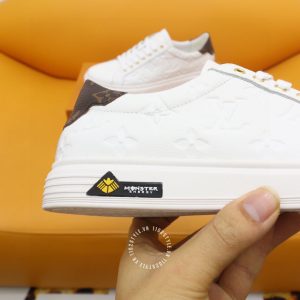 Giày LV Sneakers nam thể thao màu trắng họa tiết Monogram giá tốt - Ảnh 5
