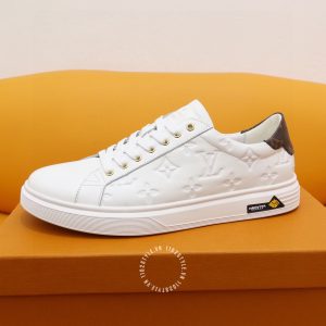 Giày LV Sneakers nam thể thao màu trắng họa tiết Monogram giá tốt - Ảnh 4