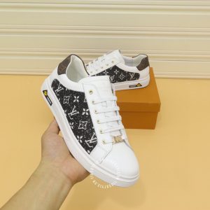 Giày LV nam sneaker họa tiết Monogram hàng hiệu cao cấp - Ảnh 2