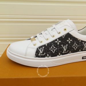 Giày LV nam sneaker họa tiết Monogram hàng hiệu cao cấp - Ảnh 4
