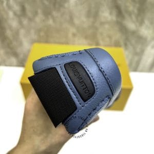 Giày moca Louis Vuitton nam màu xanh sang trọng, đẳng cấp - Ảnh 9