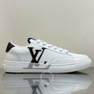 Giày thể thao LV Sneakers màu trắng logo đen - Ảnh 6
