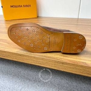 Giày Louis Vuitton cổ cao màu nâu đỏ cao cấp - Ảnh 8