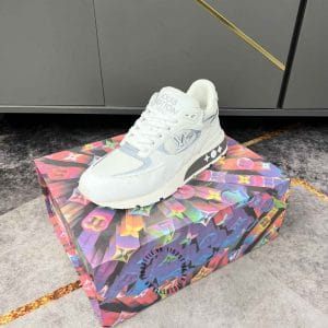 Giày Louis Vuitton Sneaker Runaway trắng cao cấp - Ảnh 4