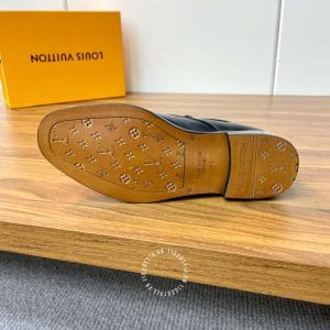 Giày Louis Vuitton cổ cao boot nam da bò màu xanh độc đáo - Ảnh 9