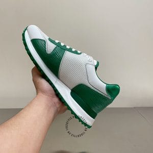 Giày thể thao LV Sneakers cải vải trắng phối xanh lá cao cấp - Ảnh 7