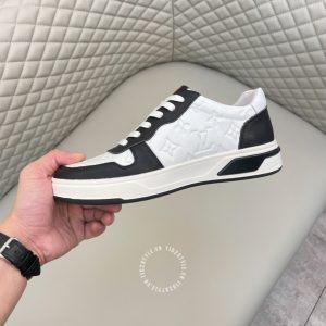 Giày Louis Vuitton sneaker replica phối màu trắng đen Monogram - Ảnh 5