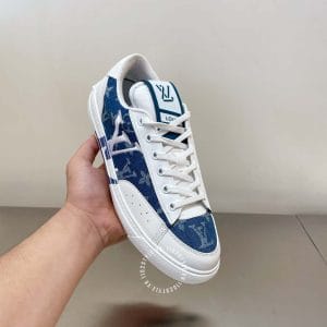 Giày nam Louis Vuitton sneaker vải bò họa tiết monogram - Ảnh 5