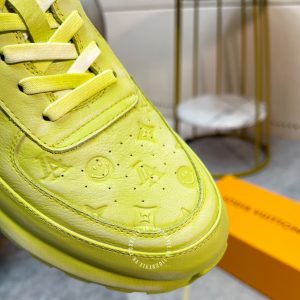 Giày LV Sneakers thể thao nam màu xanh cốm cao cấp - Ảnh 7