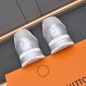 Giày thể thao LV Sneakers màu trắng phối bạc cao cấp - Ảnh 7