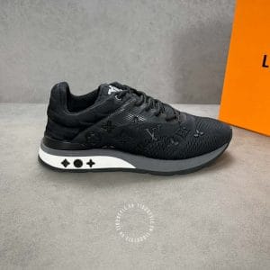 Giày Louis Vuitton Sneaker Run Away đen hoạ tiết monogram cao cấp - Hình ảnh 9