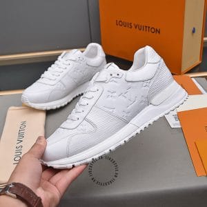 Giày Louis Vuitton Run Away Sneaker trắng cao cấp - Ảnh 4