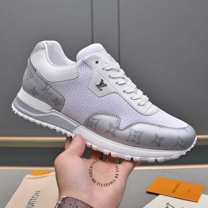 Giày thể thao LV Sneakers màu trắng phối bạc cao cấp - Ảnh 5