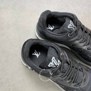 Giày Louis Vuitton Sneaker Run Away đen hoạ tiết monogram cao cấp - Hình ảnh 6