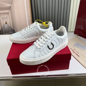 Giày nam hàng hiệu Salvatore Ferragamo thể thao màu trắng giá tốt - Ảnh 3