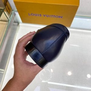 Giày lười Louis Vuitton nam da bò màu xanh đen hàng hiệu giá tốt - Ảnh 7