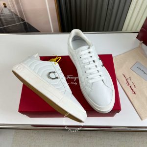 Giày nam hàng hiệu Salvatore Ferragamo thể thao màu trắng giá tốt - Ảnh 2