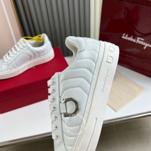 Giày nam hàng hiệu Salvatore Ferragamo thể thao màu trắng giá tốt - Ảnh 7