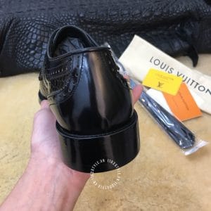 Giày nam cao cấp Louis Vuitton dập vân cá sấu giá tốt nhất - Hình ảnh 7