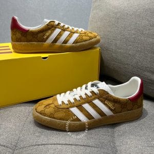 Giày Gucci Sneaker thể thao nam màu olive họa tiết Monogram - Hình ảnh 7
